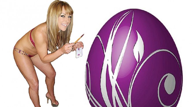 Shayla LaVeaux with Egg